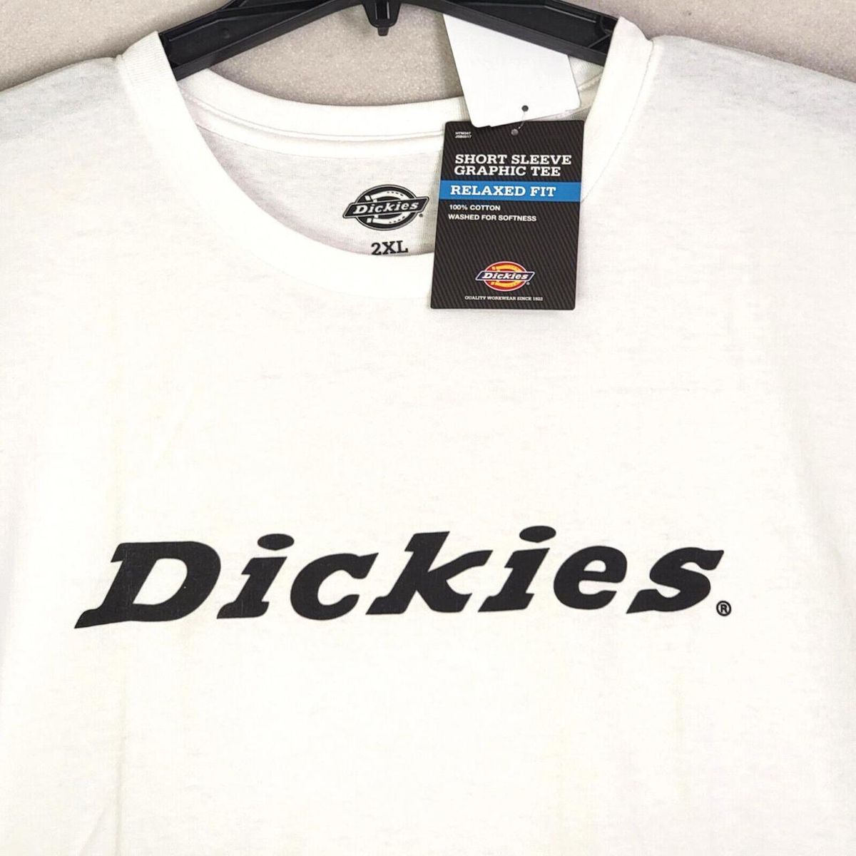 DICKIES - POLO DICKIES BLANCO CON LOGO NEGRO