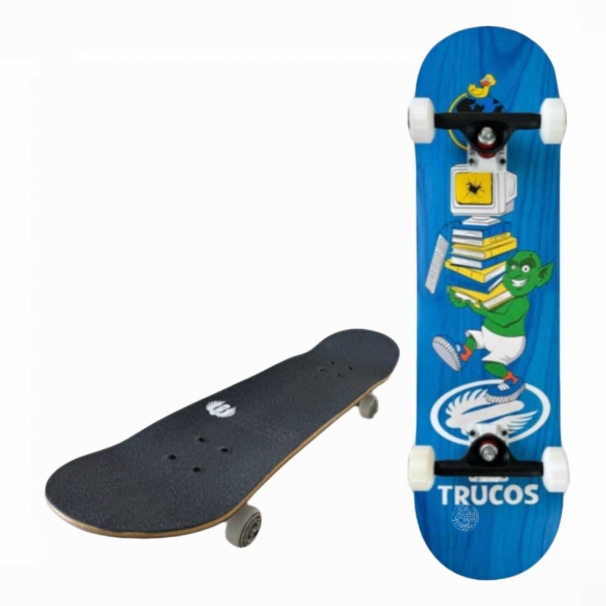 GENERICO - Skateboards Trucos Para Niños y Adolescentes Principiantes Azul