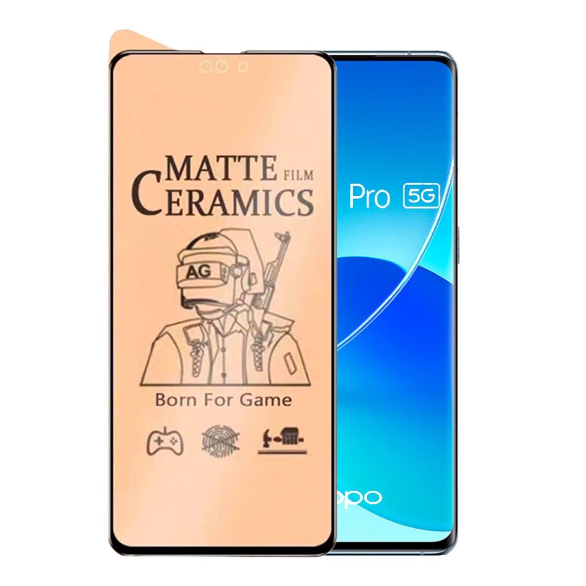 GENERICO - Mica para Oppo Reno 13 F Protector de Cerámica Mate Antishock
