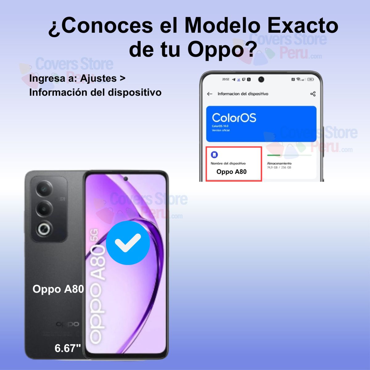GENERICO - Mica para Oppo A80 Film Ceramic Antishock Resistente