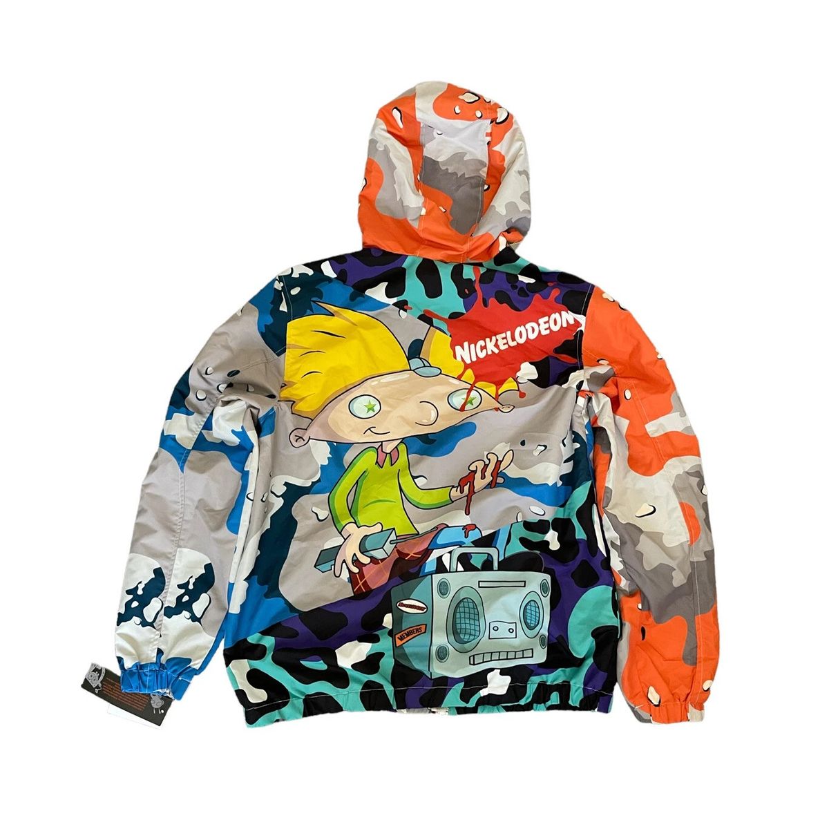 GENERICO - CORTAVIENTO HEY ARNOLD NICKELODEON MEMBERS ONLY