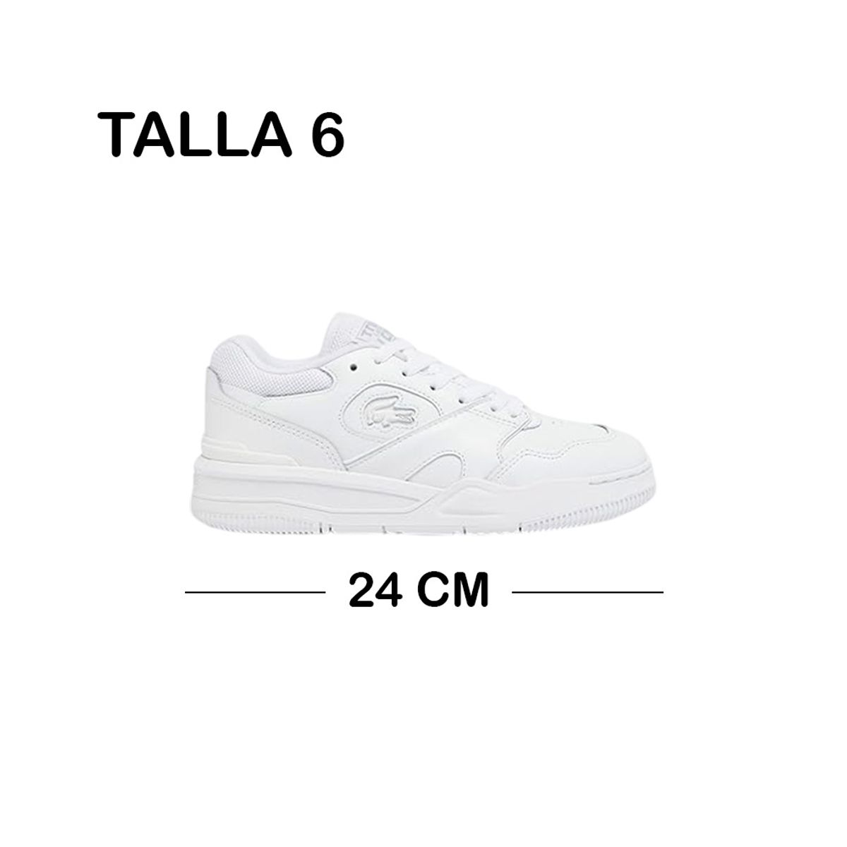 GENERICO - Zapatilla Lacoste Lineshot White Dama Talla 6