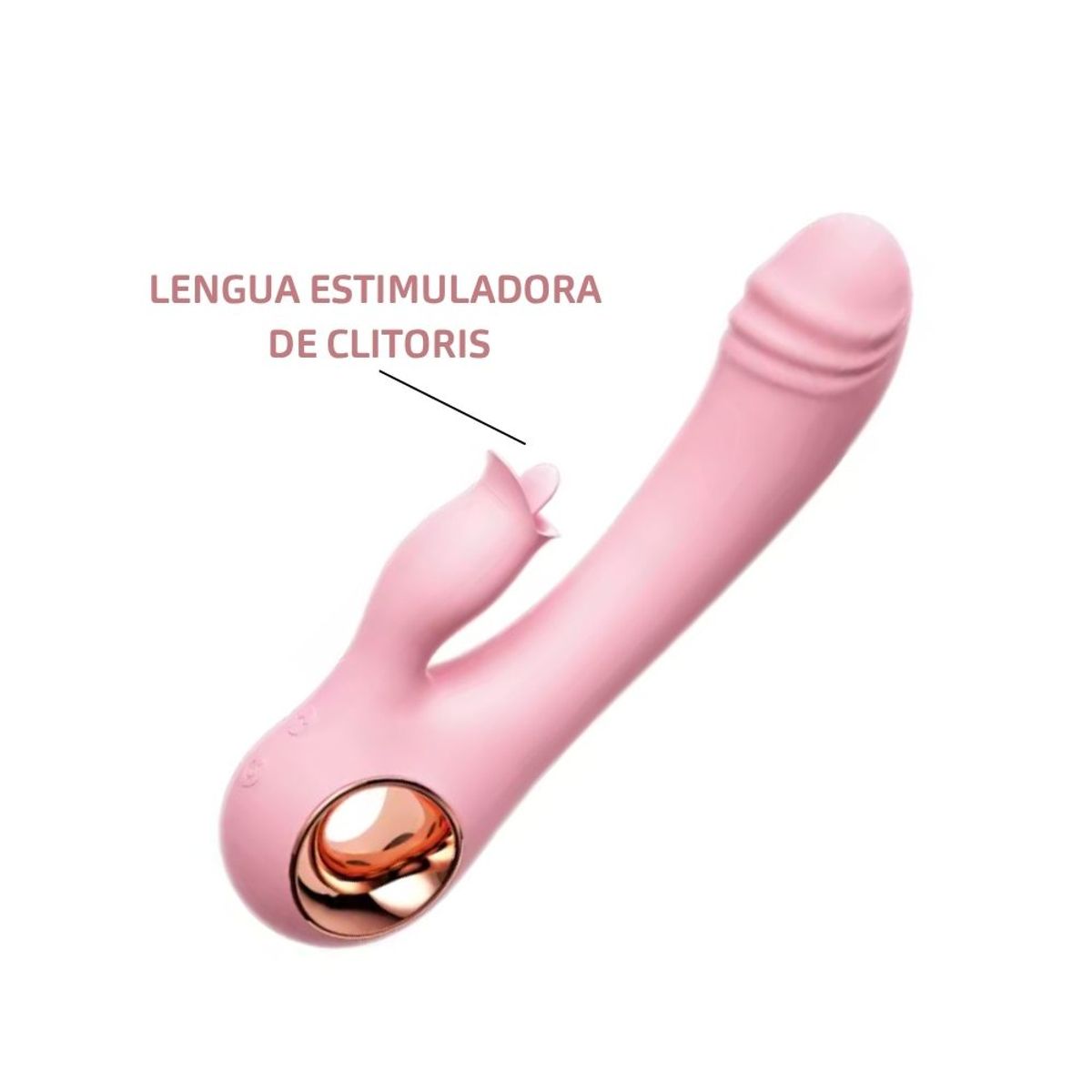 GENERICO - CONSOLADOR VIBRADOR CON ESTIMULADOR DE CLITORIS 20 VELOCIDADES