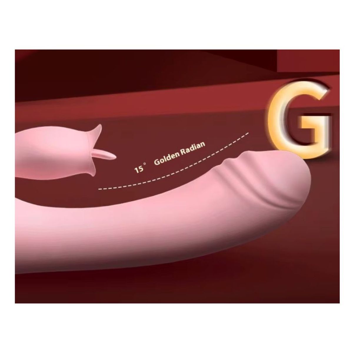 GENERICO - CONSOLADOR VIBRADOR CON ESTIMULADOR DE CLITORIS 20 VELOCIDADES