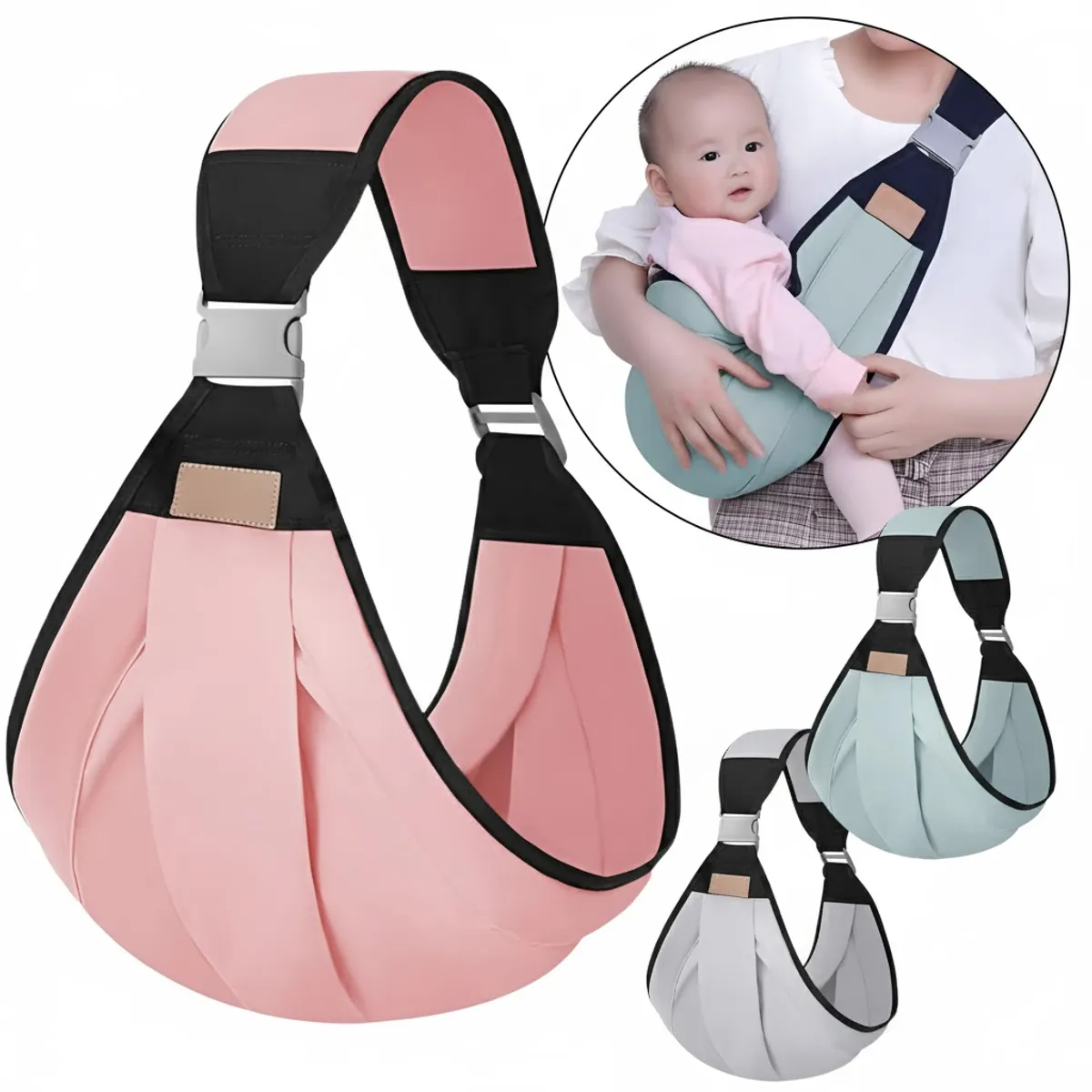 GENERICO - Porta Bebé Ergonómico y Seguro  Comodidad Total