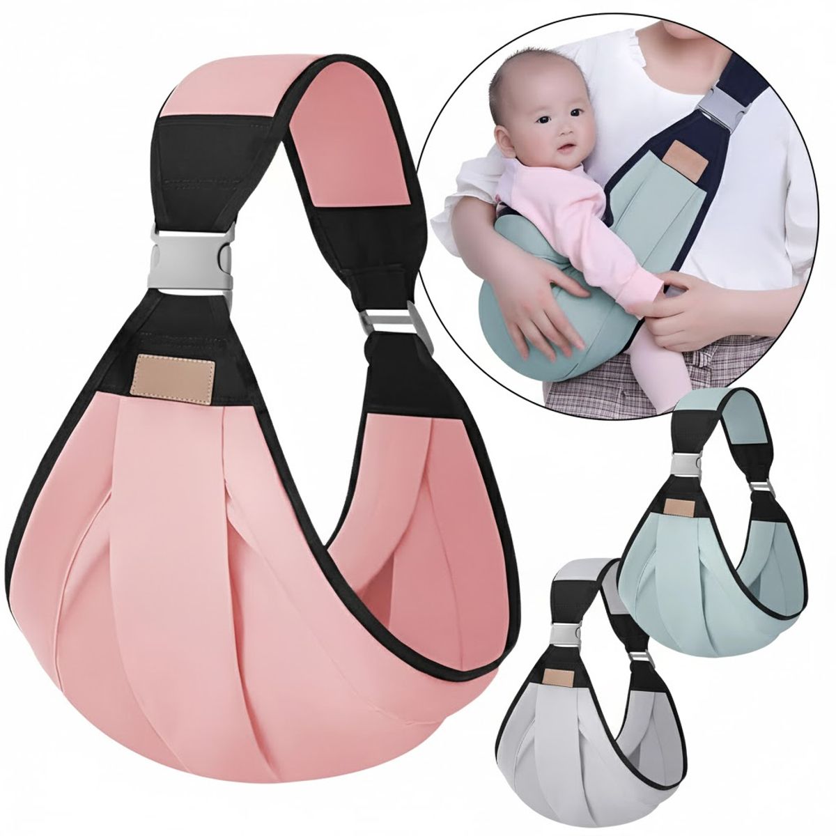 GENERICO - Porta Bebé Ergonómico y Seguro  Comodidad Total