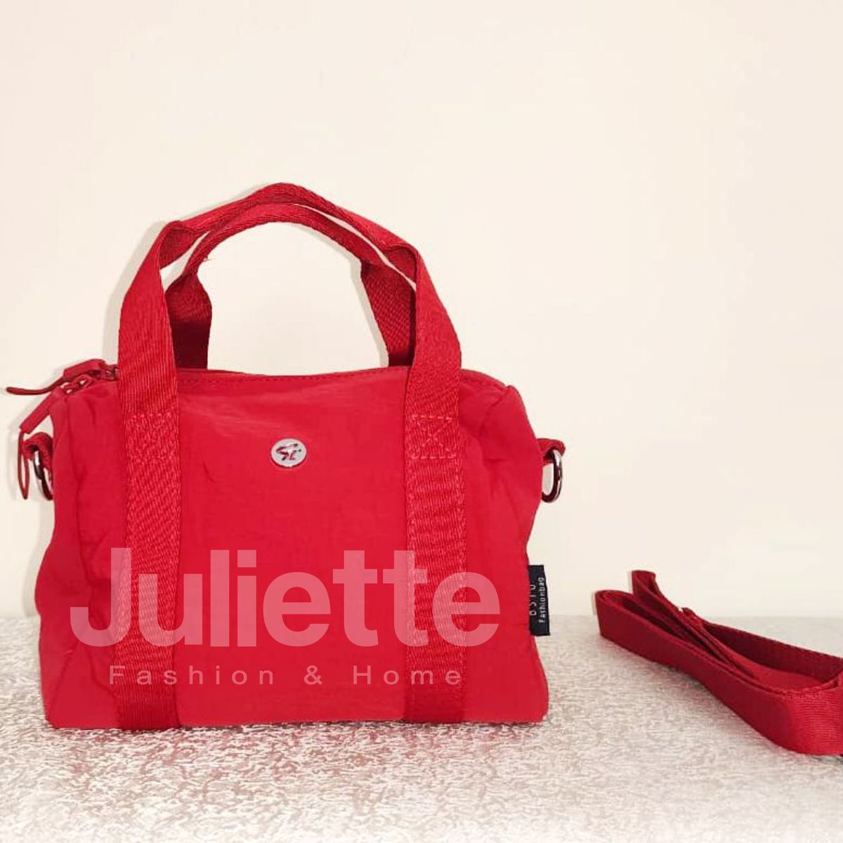 GENERICO - BOLSO MORRAL CARTERA NAYLON IMPERMEABLE MUJER