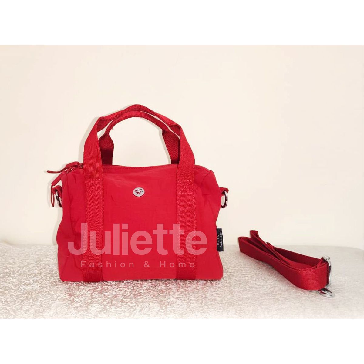 GENERICO - BOLSO MORRAL CARTERA NAYLON IMPERMEABLE MUJER