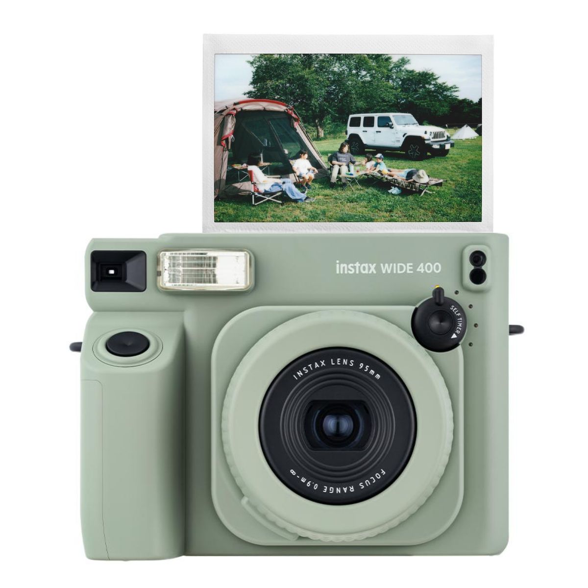 FUJIFILM - Cámara Fujifilm Instax Wide 400 Sage Green