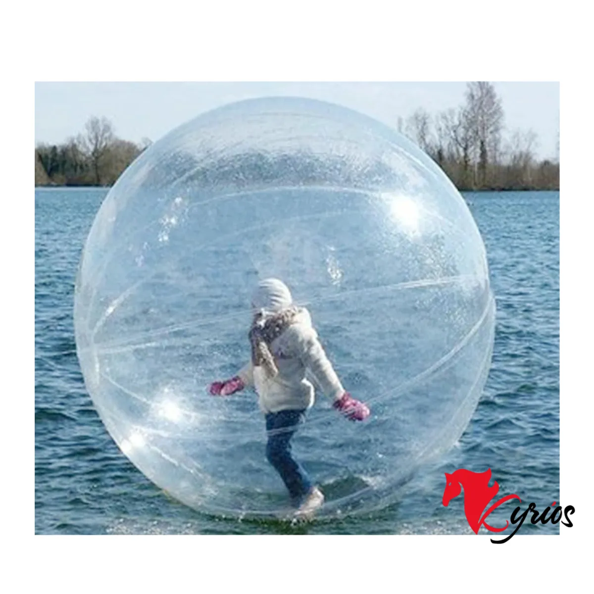 NO LOGO - PELOTA INFLABLE PARA CAMINAR SOBRE SOBRE EL AGUA DE 2 M