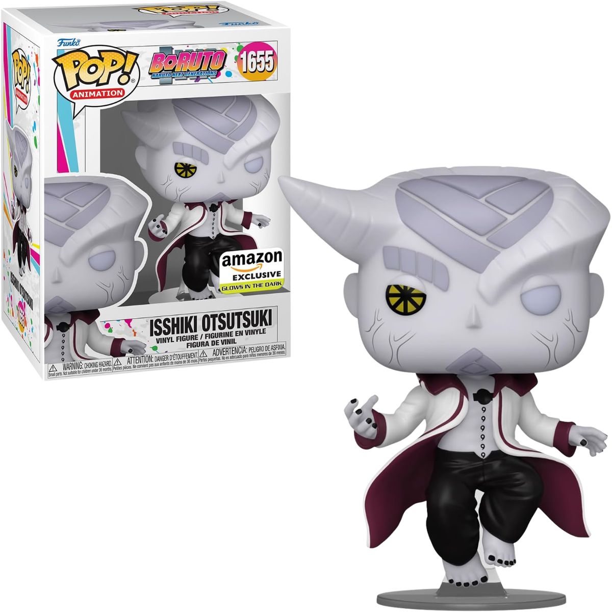 FUNKO - Funko Pop Isshiki Otsutsuki Boruto Naruto Next Generations - Exc Amazon Glow 1655