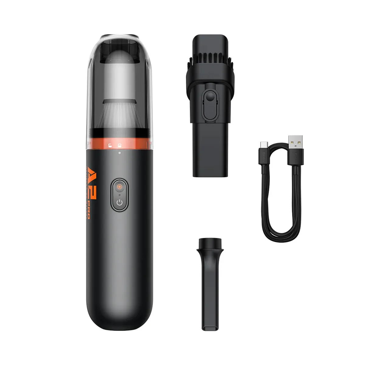 BASEUS - Aspiradora Baseus mini portátil inalámbrica para carro VCAQ040001