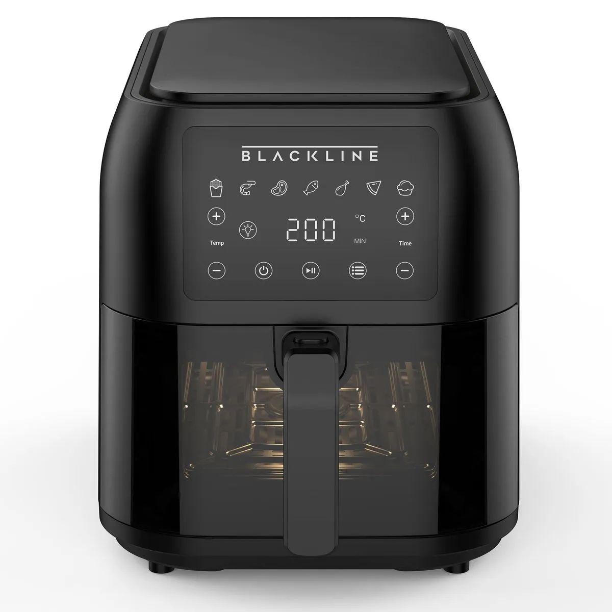 BLACKLINE - Freidora de Aire BLACKLINE 8L AFT08008A Negro