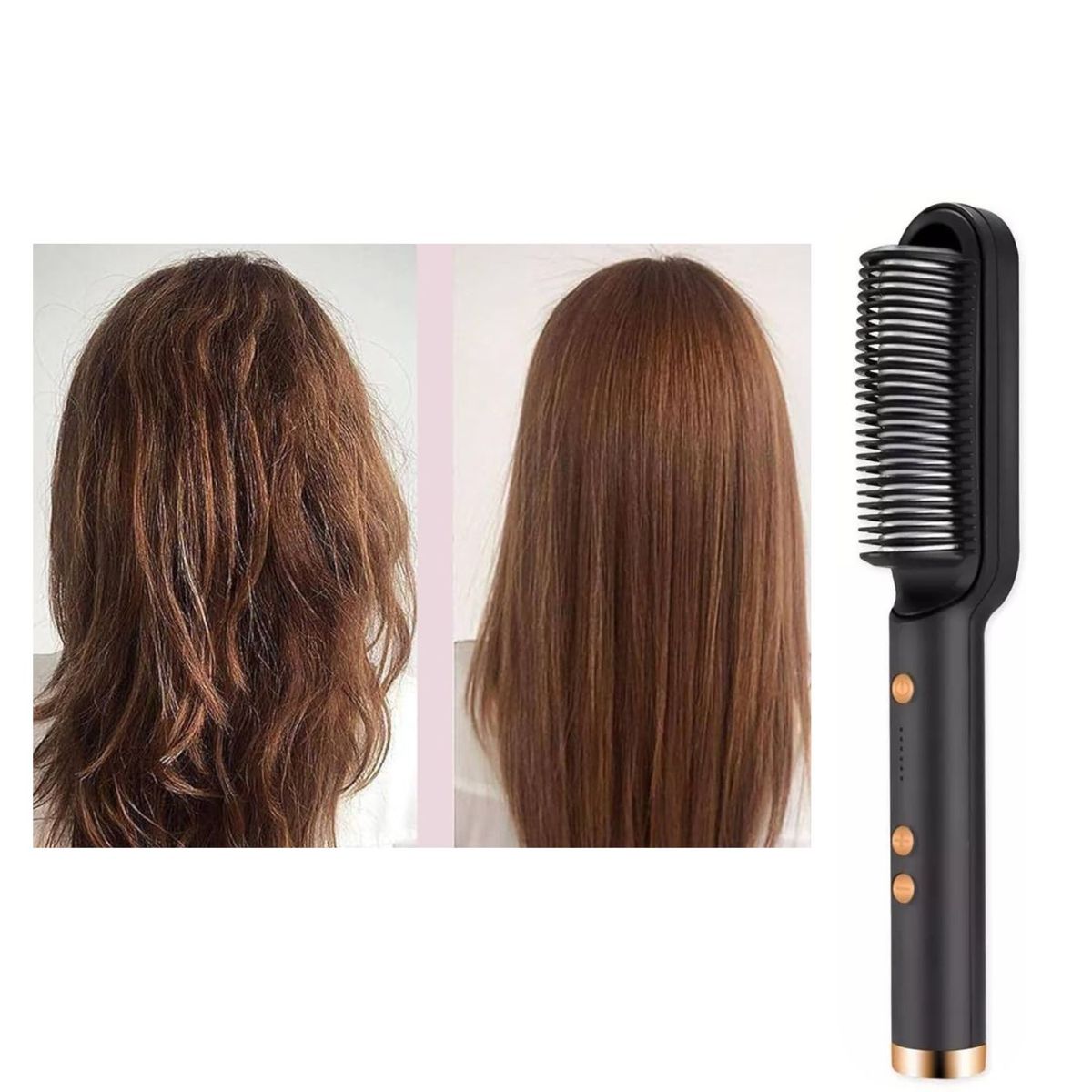 OEM - Cepillo Plancha Alisador  ➕ Regalo 1 Atomizador de Perfume