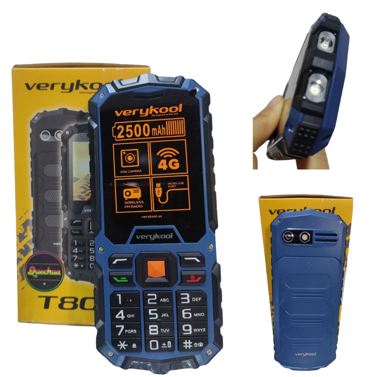 VERYKOOL - Celular Verykool T800 4G Doble Linterna y Bateria durable