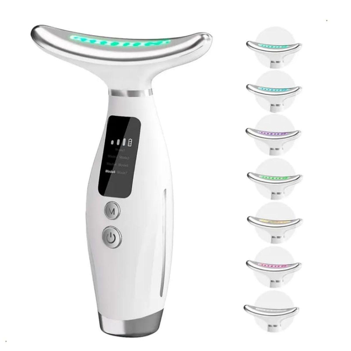 GENERICO - Dispositivo De Belleza Para El Cuello Y La Cara 7 Luces Led