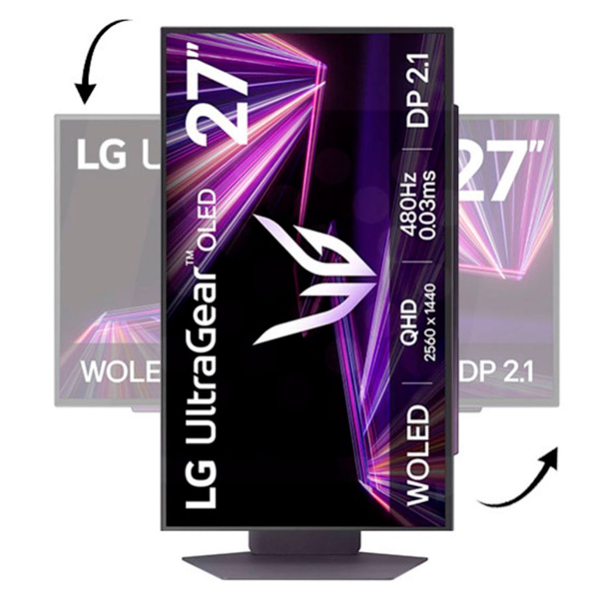 LG - Monitor Gaming LG UltraGear 27GX790A 27 OLED QHD 480Hz 003ms Nvidia G-Sync