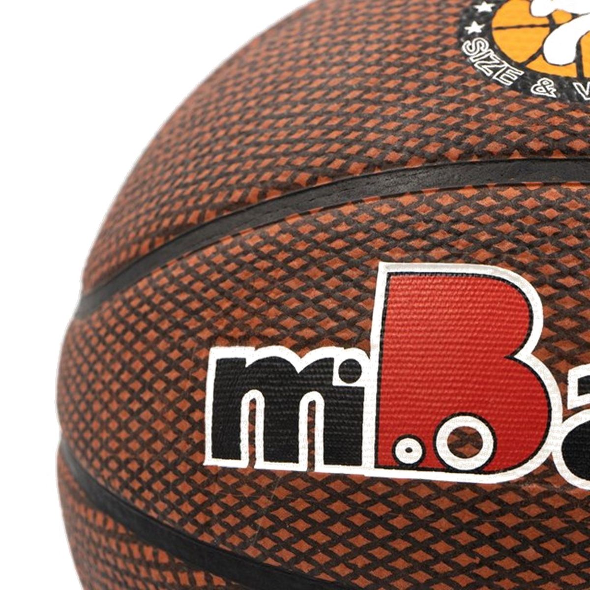 MIBALON - PELOTA PARA BÁSQUET TALLA 7 CAUCHO CELULAR MODELO COBRA MIBALÓN MARRÓN