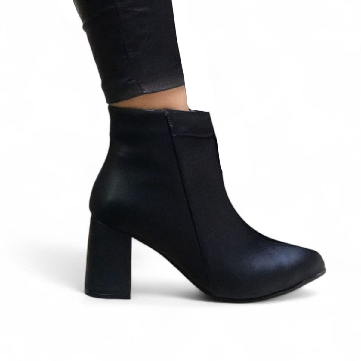 GENERICO - Taco 9 Bota Mujer Clasica 2086L-60 Color Negro