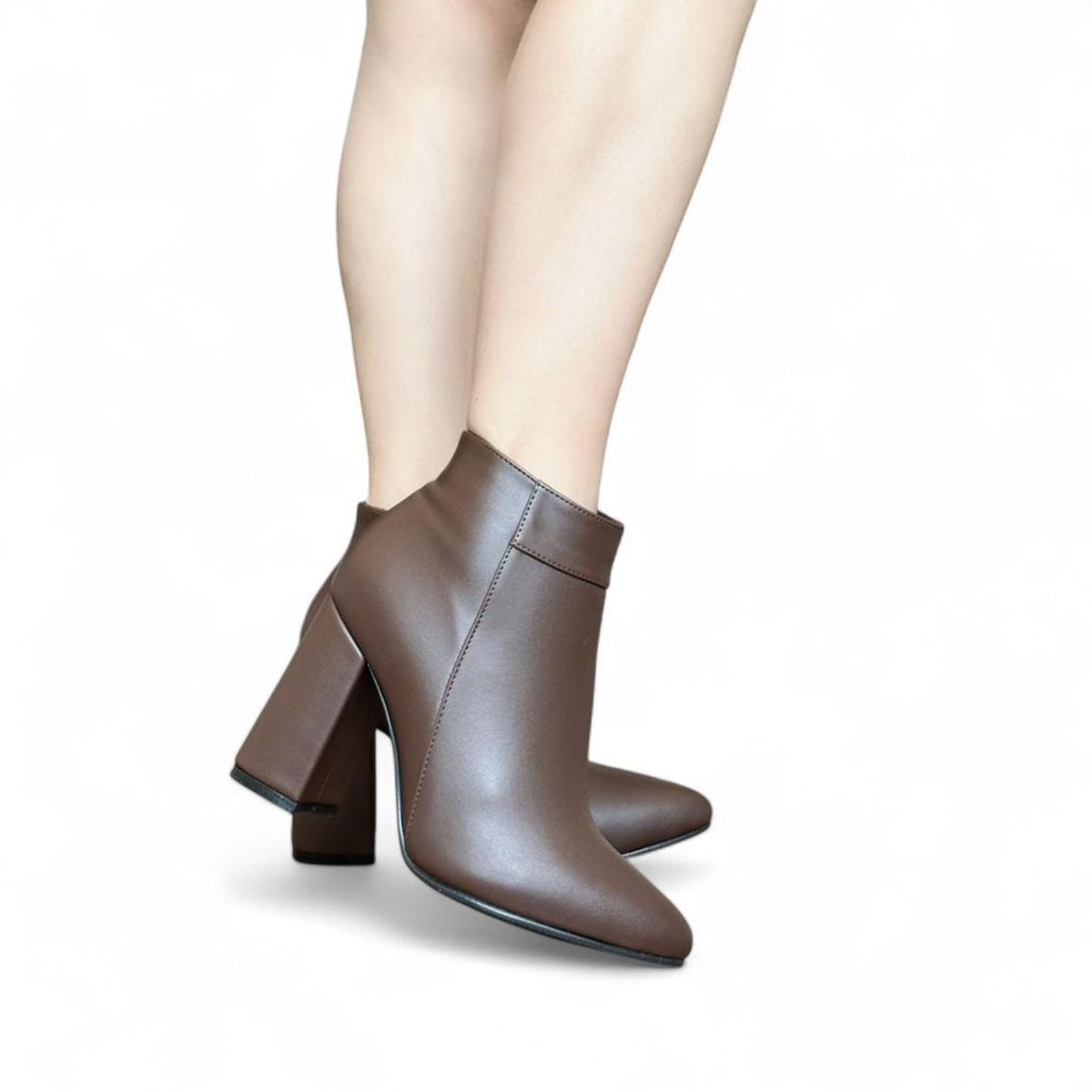 GENERICO - Taco 9 Bota Mujer Clasica 2086L-60 Color Marron