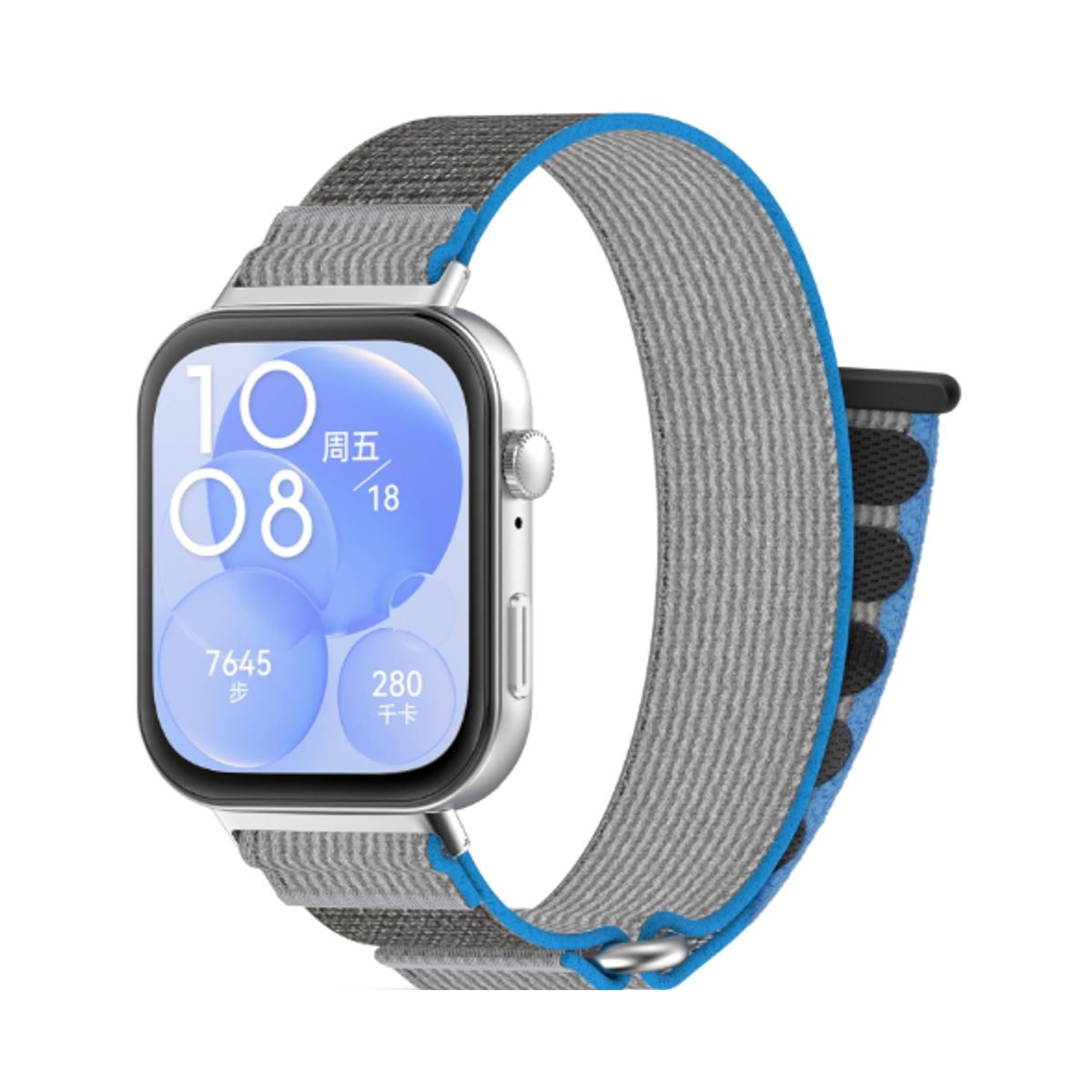 GENERICO - Correa de Nylon para Huawei Fit 3 - GRIS
