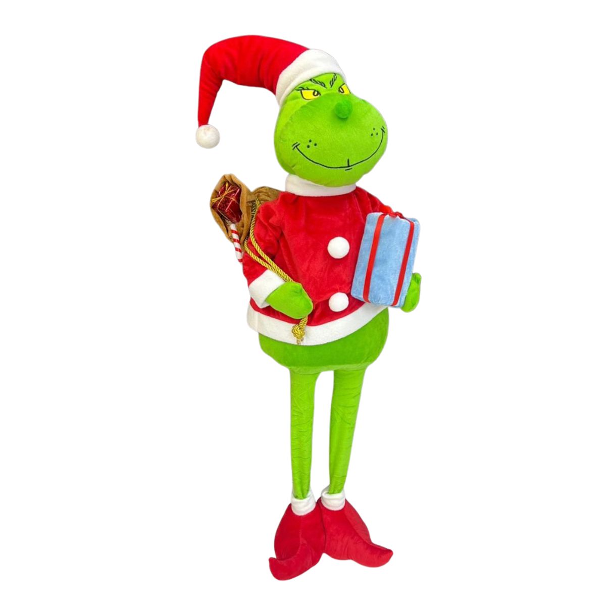 INSPIRA MARKET - Muñeco de Navidad El Grinch Patas Largas 110cm