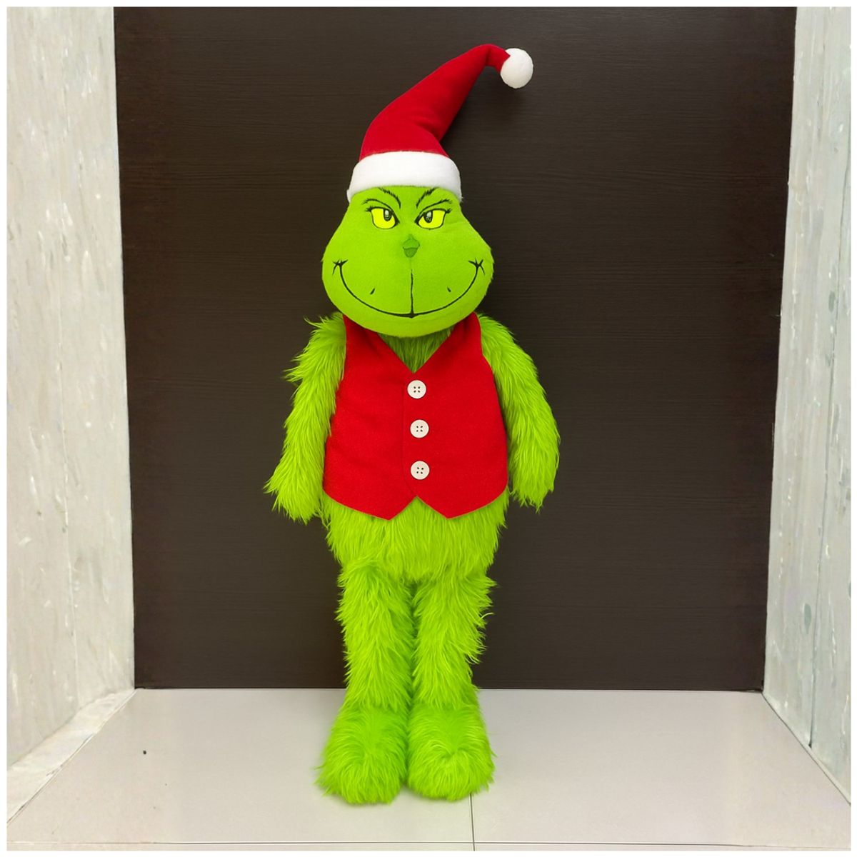 INSPIRA MARKET - Muñeco de Navidad El Grinch Patas Largas 115cm