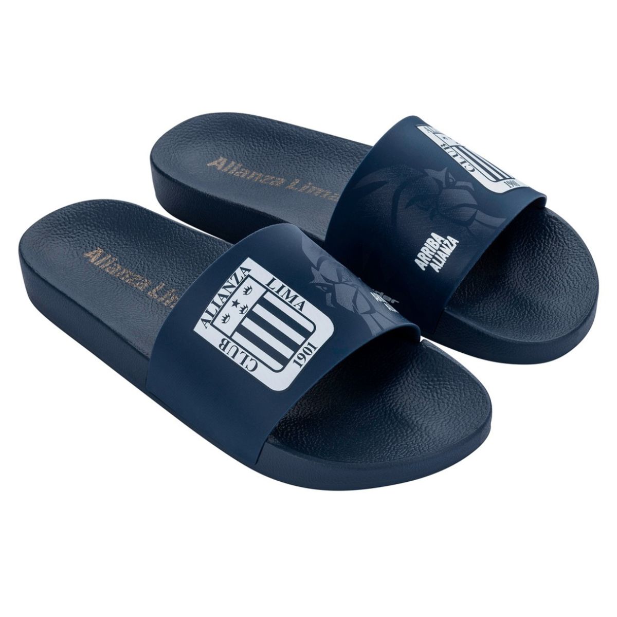 RIDER - Sandalias Hombre Playera Alianza Lima Gallo Rider Azul