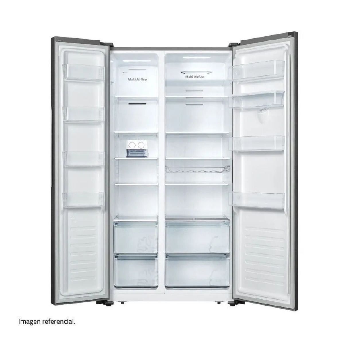 INDURAMA - REFRIGERADORA INDURAMA RI-788DI 508L NO FROST  CROMA + PLANCHA ELÉCTRICA