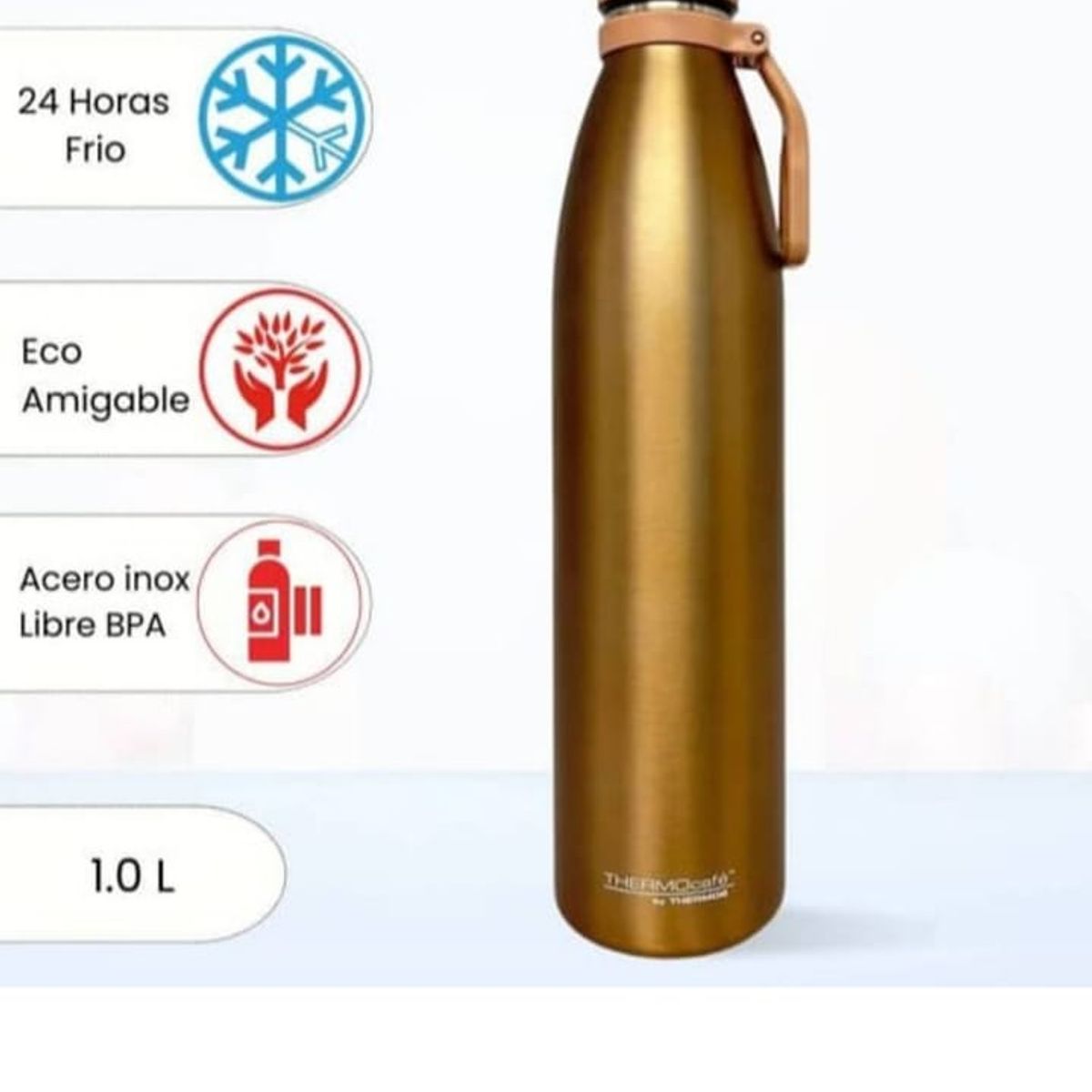 THERMOS - BOTELLA TOMATODO  1LT  DORADO  THERMOS