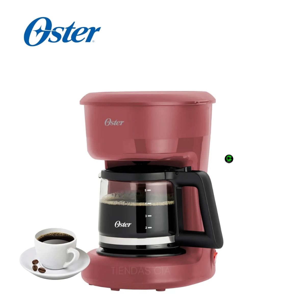 OSTER - Cafetera Oster con Filtro Reutilizable BVSTDCS51R
