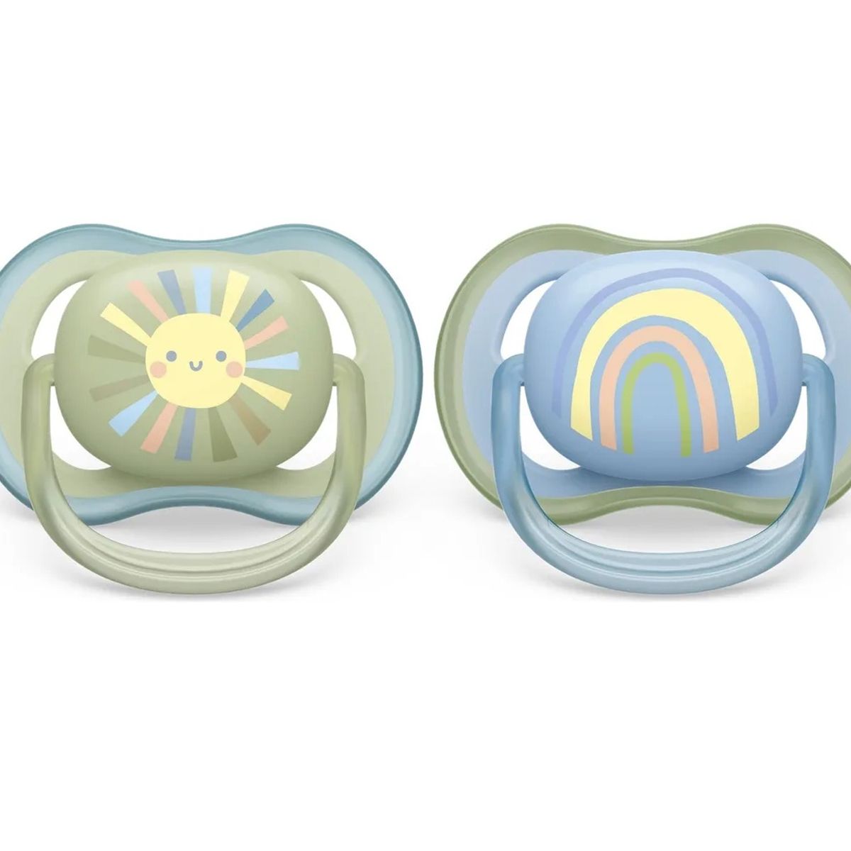 AVENT - Chupon Avent 0-6m Ultra Aereado X 2 Uni + Estuche - Niño