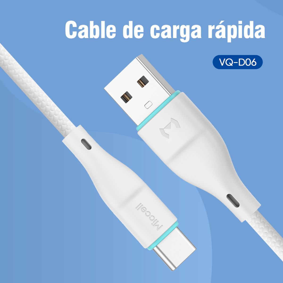 MICCELL - Miccell Cable Tipo C Carga Rápida