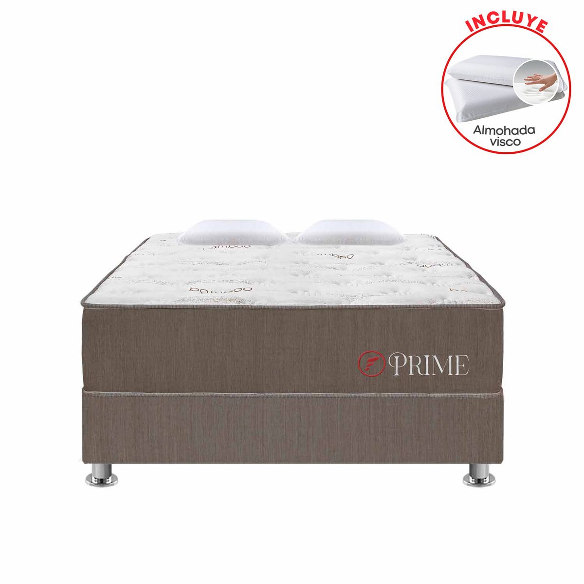 FORLI - Cama Prime Marrón 2 Plz