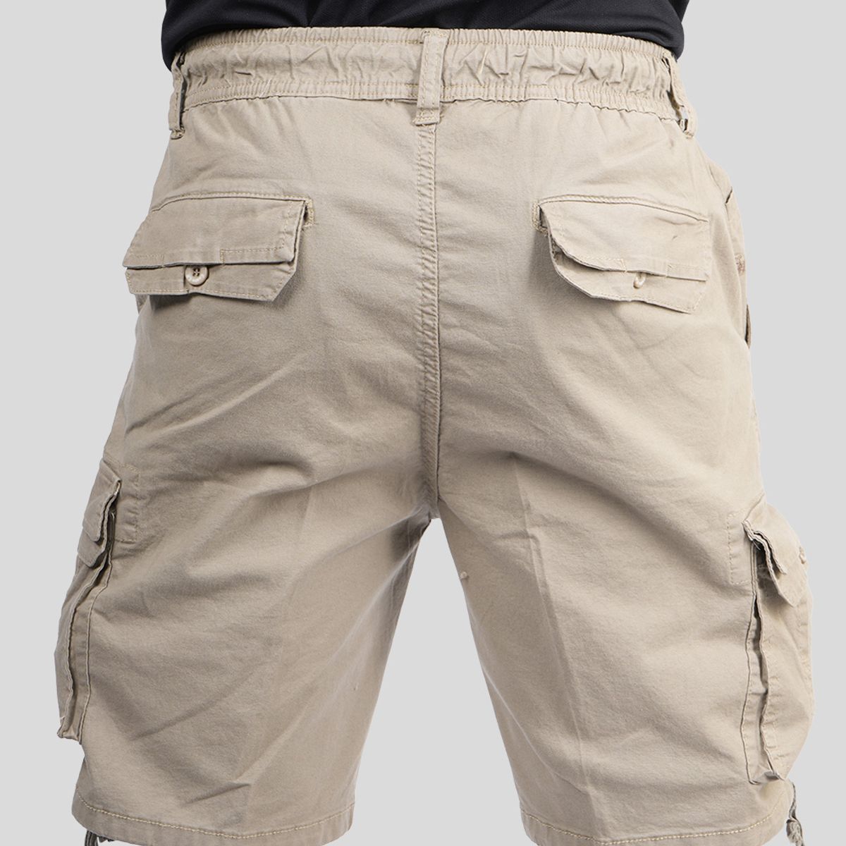 CH CASTRO SPORT - BERMUDA DRILL CARGO OLIVER 98% ALGODÓN STRECH HOMBRE
