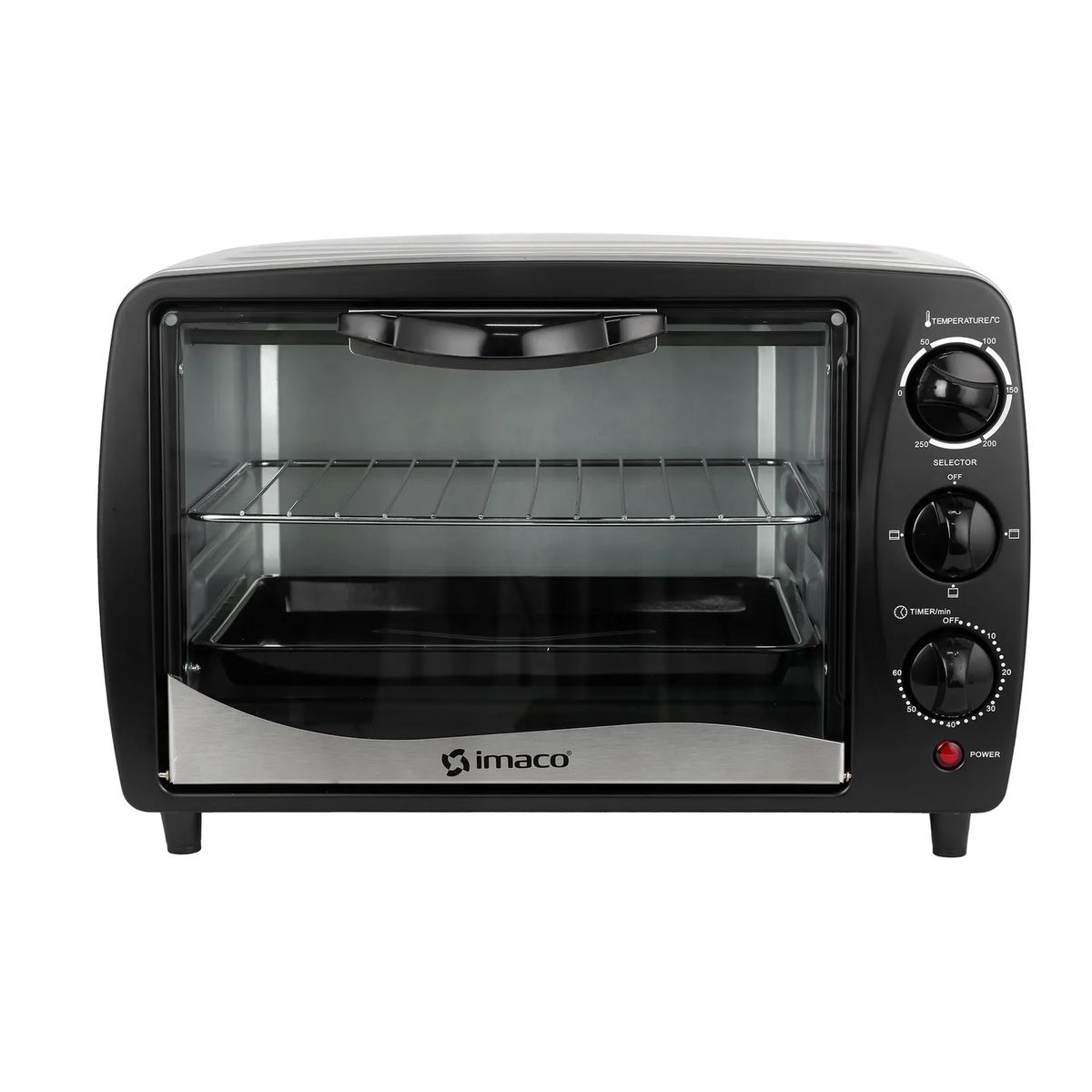 IMACO - Horno Eléctrico Imaco 14 L HE14S 1200W - NEGRO