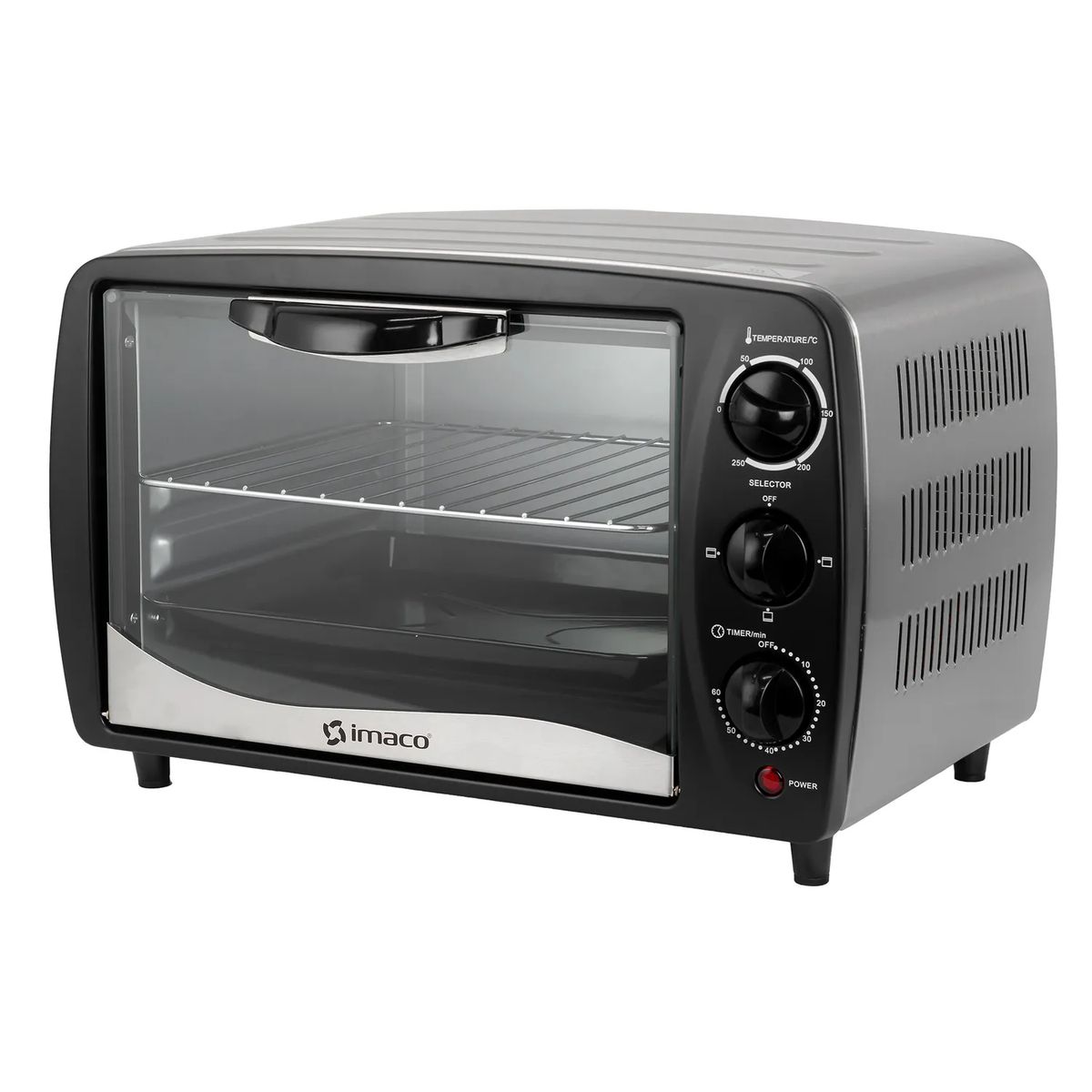 IMACO - Horno Eléctrico Imaco 14 L HE14S 1200W - NEGRO
