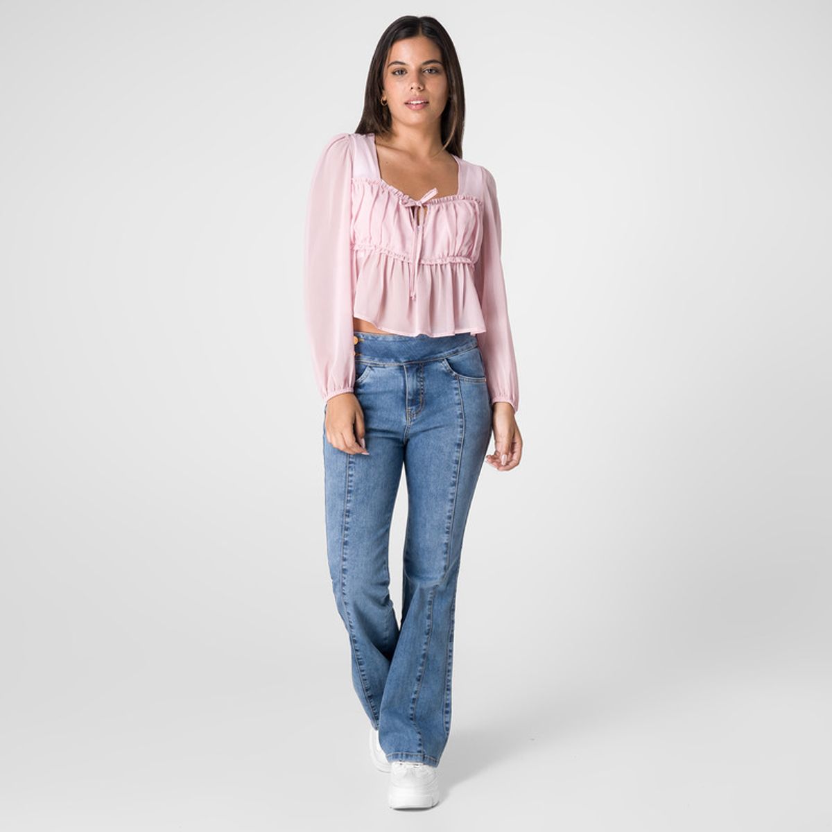 SQUEEZE - Blusa Moda Gasa Kaija Mujer