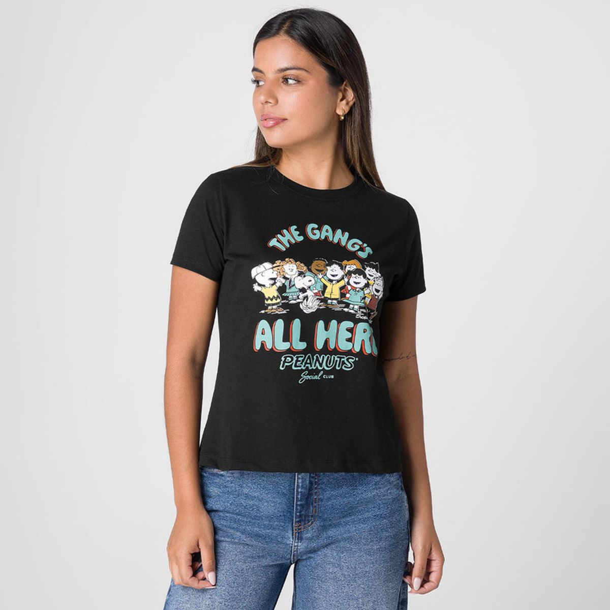 SQUEEZE - Polo Jersey Mujer Fern - Snoopy Squeeze