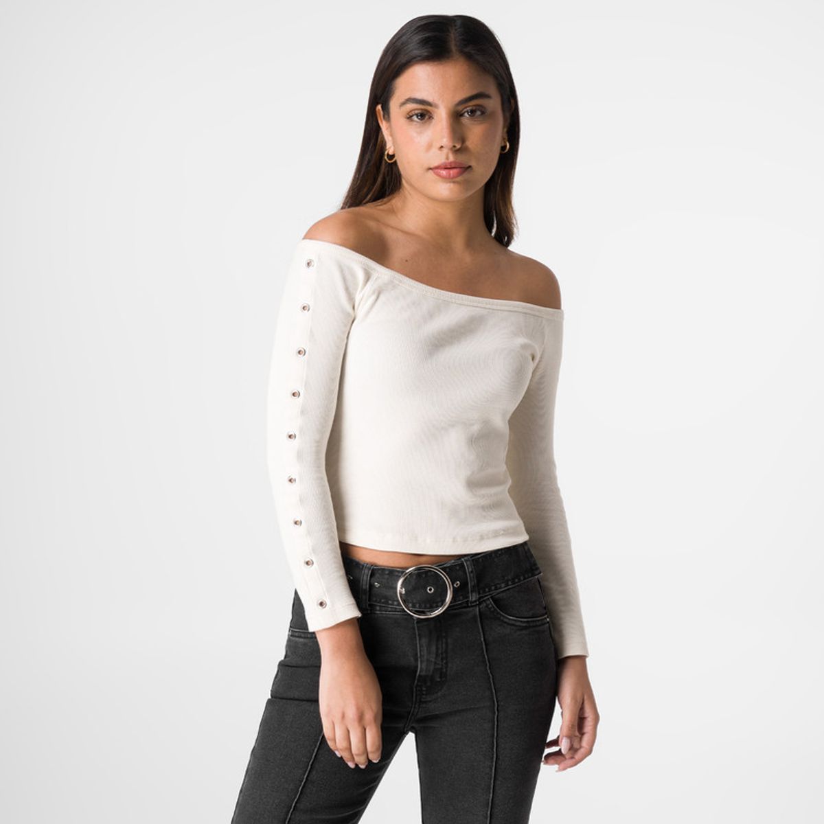 SQUEEZE - Polo Moda Rib Lycrado Carmaly Mujer