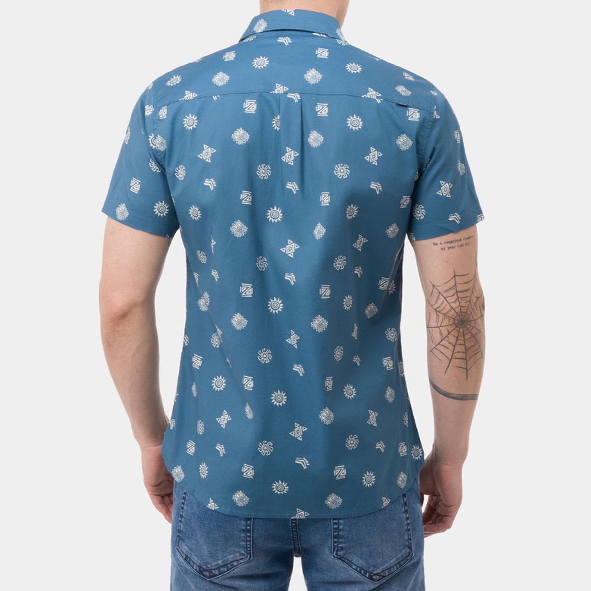 GZUCK - Camisa Moda Popelina Stretch Cultural Icons Hombre