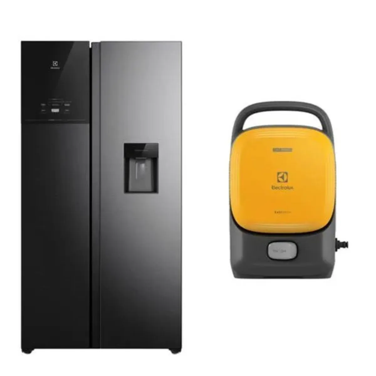 ELECTROLUX - Combo Refrigeradora Electrolux Side by Side 611L ERS65F2P5BB + Hidrolavadora QWS1650 Electrolux