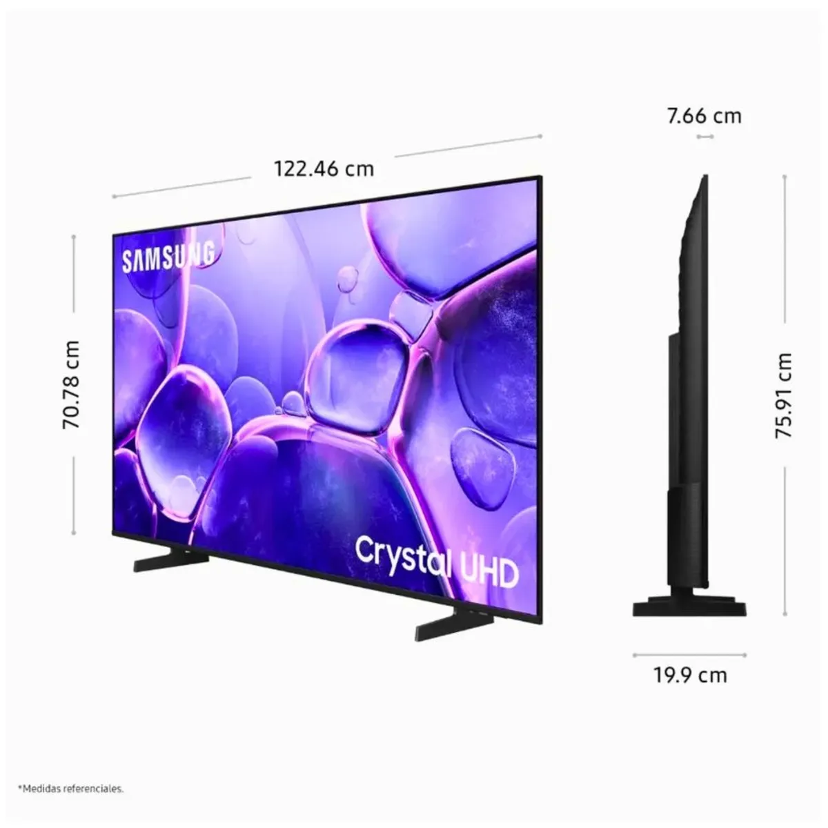 SAMSUNG - Televisor Samsung Smart TV 55"Crystal UHD 4K UN55U8000FGXPE - Nuevo 2025