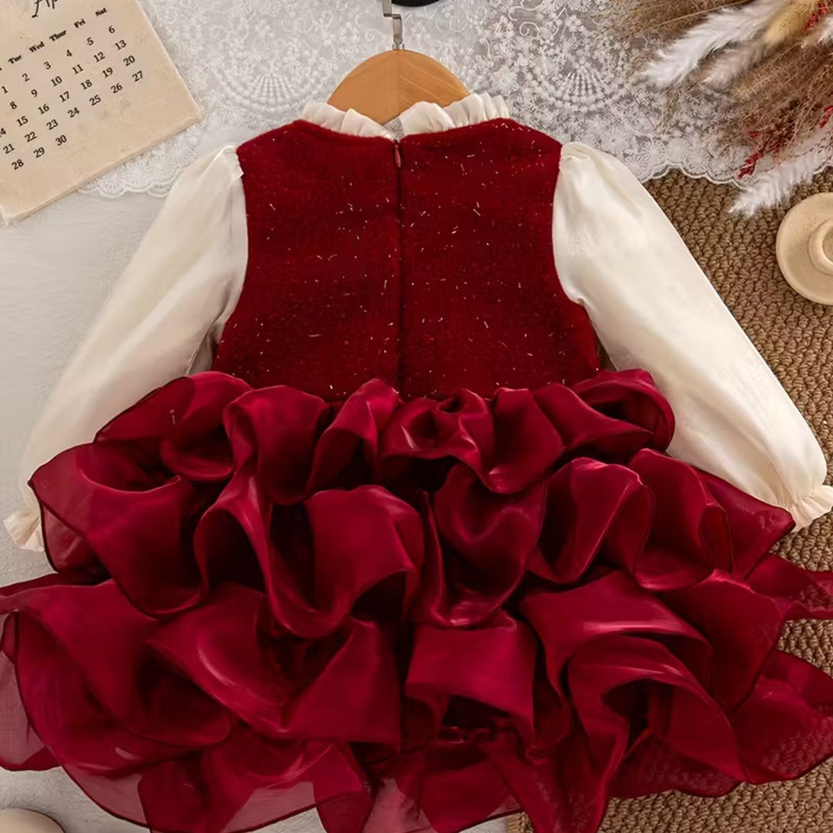 GENERICO - VESTIDO PARA NIÑA DE NAVIDAD