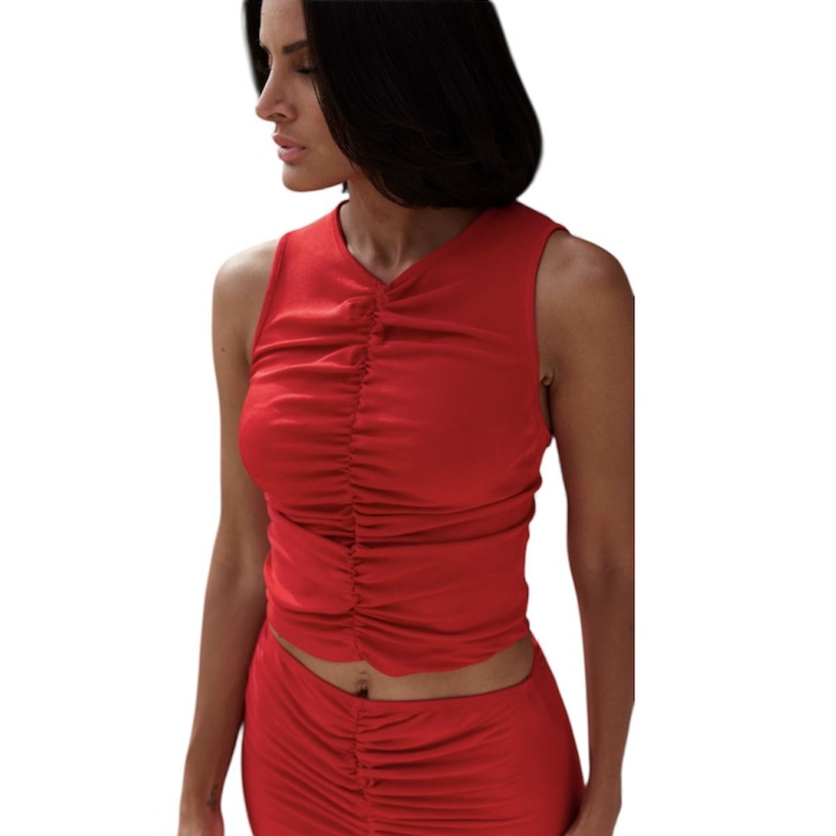 AMA OUTFITTERS - CONJUNTO DRAPEADO AMAYA