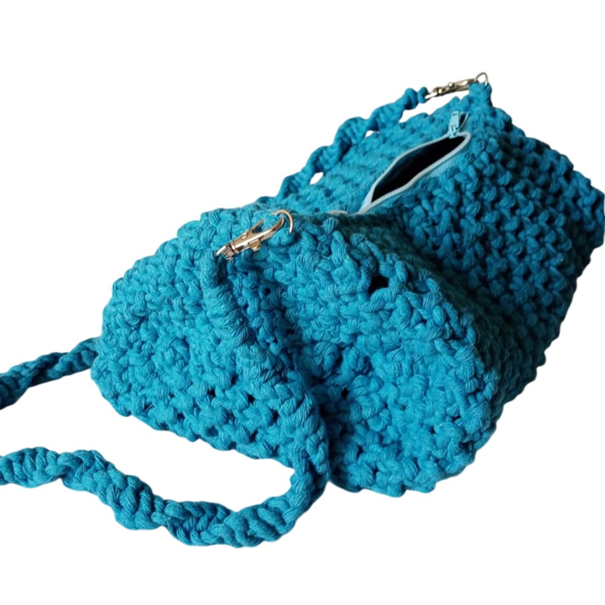 GENERICO - Bolso tejido Cartera Neceser Juvenil