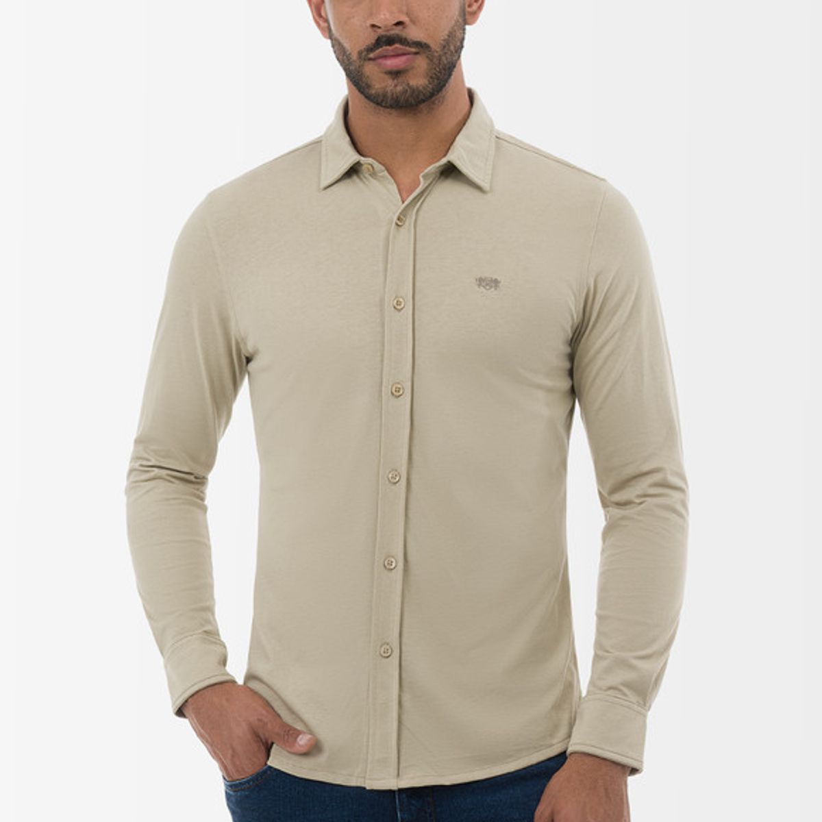 NORTON - Camisa Moda Jersey Favro1 Hombre