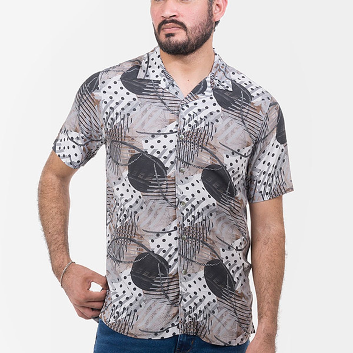 NORTON - Camisa Resort Popelina Bulmert Hombre
