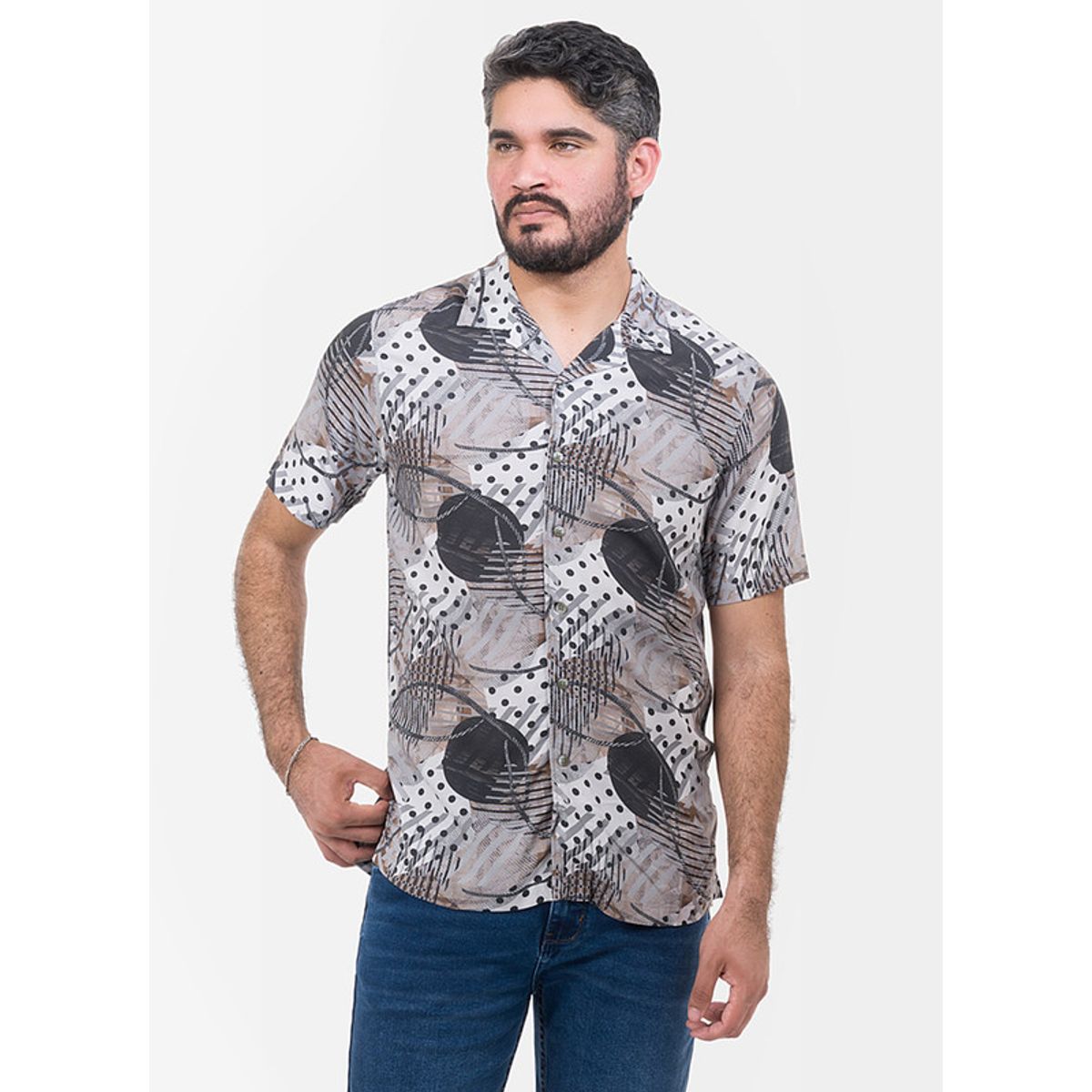 NORTON - Camisa Resort Popelina Bulmert Hombre