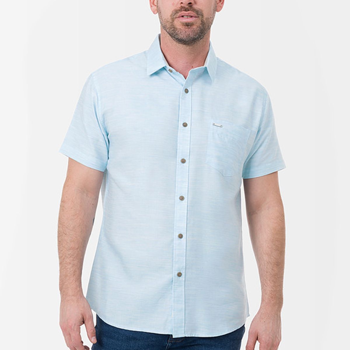 NORTON - Camisa Clasico Popelina Luis 0023 Mc Hombre